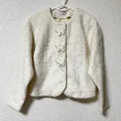 CROWNBANBY ジャケット　120cm 女の子　長袖　白色