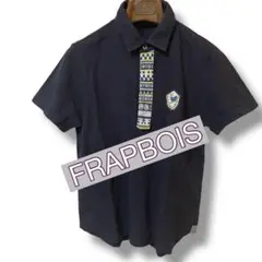 FRAPBOIS フラボア ネイビー ポロシャツ