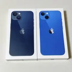 【空箱】iPhone13 2点セット midnight blue