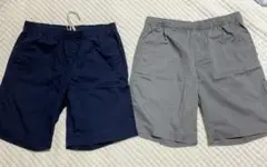 無印良品　ショートパンツ2枚　メンズS