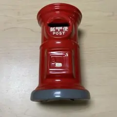郵便局ポスト 赤 貯金箱