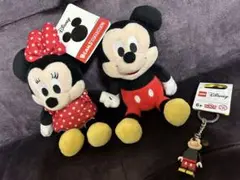 ミッキー　ミニー ぬいぐるみ　　LEGO キーホルダー