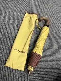 【未使用】LANCEL ランセル メンズ 折りたたみ傘 ベージュ