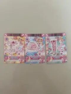 アイカツカードAngel Sugar 星宮いちご　3枚セット