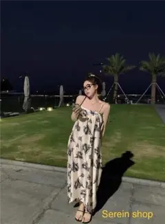 春夏 トレンド ファッション ロングワンピース お出かけ