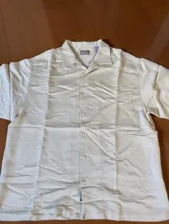BUNGALOW BRAND 半袖シャツ L クリーム色