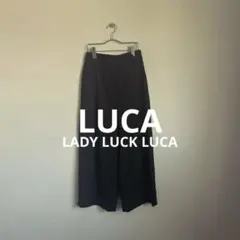 〈 LUCA 〉2tuck stripe wide pants