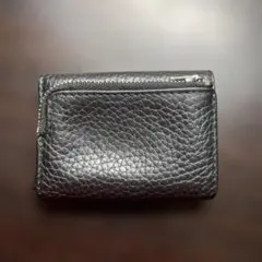 CACTA レザー製 三つ折り財布 黒　革
