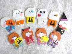 ♥ハロウィンくまさん折り紙メダルハンドメイドメッセージカード♥