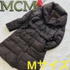✨極美品✨️MCM ダウンロングコート ブラウン 極暖 Mサイズ