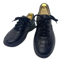ecco エコー　24.5cm コンフォート ウォーキング 黒 ブラック レザー