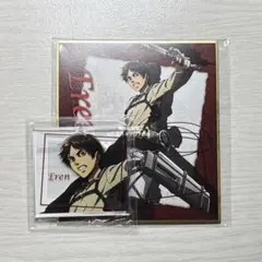 進撃の巨人 エレン モーリーオンラインくじ アクリルキーホルダー 色紙