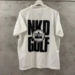 【お値下げ中】NAKED GOLF モックネックTシャツ ホワイトM