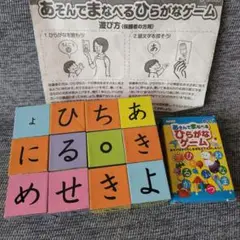 あそんでまなべるひらがなゲーム 知育玩具