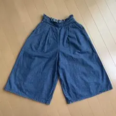 avv 140 デニム ワイドパンツ インディゴブルー