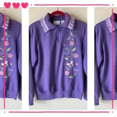 しなこ ジップ付きしなこフラワーパーカー FREE shinako フードを被ったらお花になれちゃう？！ジップ付きしなこフラワー