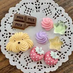 【23-4】ジビッツ8個　ホイップわんちゃん　いちご　　チョコ　スイーツ　お菓子