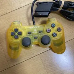SONY PS2 DUALSHOCK2 純正コントローラー　レモンイエロー