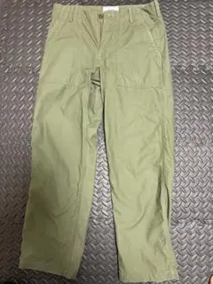 YAECA STUDY ベイカーパンツ オリーブ 16ss