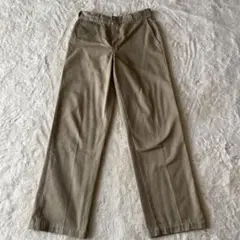 Dickies ベージュ ワイドシルエット チノパン