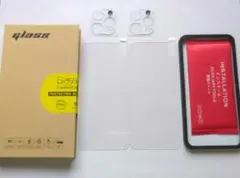 iPhone15 ProMaxガラスフィルム2枚＋カメラフィルム2枚6.7インチ