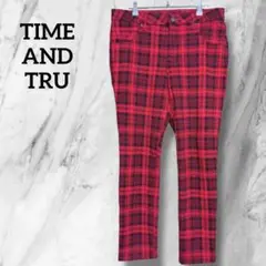美品★【タイムアンドトゥルー 】カジュアルパンツ 　スキニー　ロック　L程度