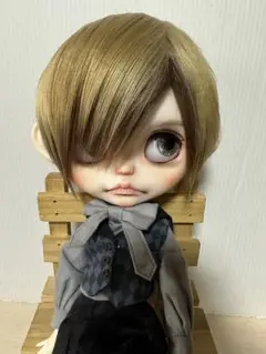 アイシードール ブライス　ボアウィッグ　キャラメル×珈琲ブラウン　カット