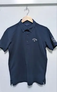 【美品】Callaway ネイビー ポロシャツ M