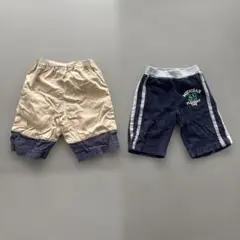 ハーフパンツ 2枚セット　110cm