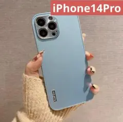 【新品未使用】iPhone14Proケース ライトブルー