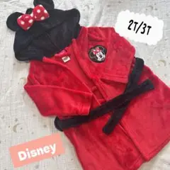 Disney ミニーマウス フード付きバスローブ 2T/3T 90-100