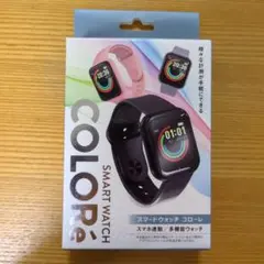 COLORé スマートウォッチ ブラック