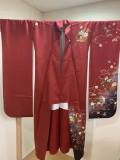 振袖、長襦袢、帯、巾着セット