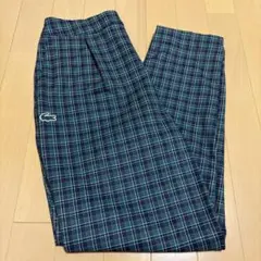 ラコステ ゴルフパンツ チェック柄 レディース サイズ36