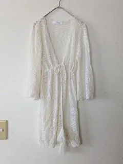 00s❋fairygrunge❋未着用Leonレース編みカーディガン