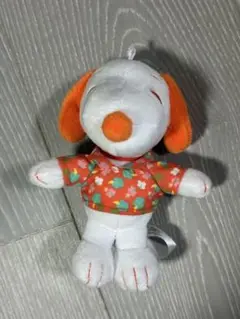 (匿名配送)スヌーピー アロハシャツ キーホルダー マスコット