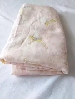 【難あり】ティンカー・ベル　ガーゼ生地 約110cm✕60cm+α