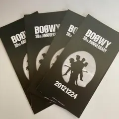 BOΦWY 30th ANNIVERSARY 広告チラシ　4枚