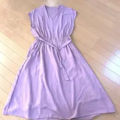 MEDDUM ロングワンピース ノースリーブ