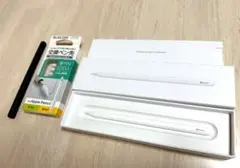 ☆ほぼ未使用 Apple Pencil 第2世代 ☆滑りにくいカバー＆ペン先付☆