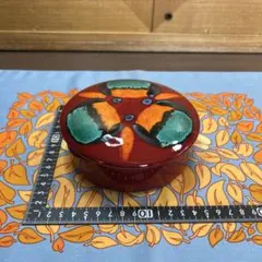 プールポタリー　小物箱　円柱形　ボルケーノ