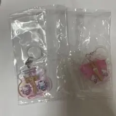 マツケンサンバ×ハローキティ めじるしアクセサリー2個 (カプセル、説明書無し)