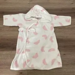 combi mini フード付きベビーおくるみ　新生児