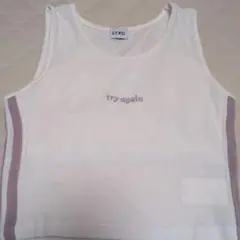 LTXC ホワイト タンクトップ try again