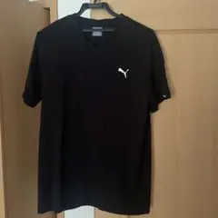 プーマ Vネック Tシャツ 黒
