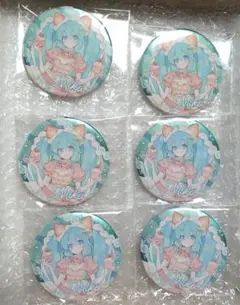 初音ミク　39Culture 2023　ミクカル　スイーツ　メタリック　缶バッジ