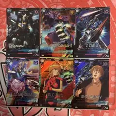 アーセナルベース　ＺＺガンダムシリーズ　6枚セット