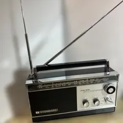 アンティークラジオ STANDARD トランジスタラジオ SR-F402 ソニー製 Model No.8F-38 AM & FM 2 バンド 9石トランジスター