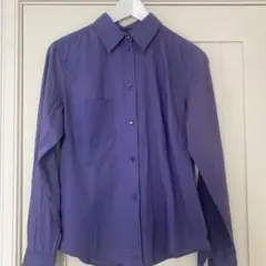Paul Smith BLACK 紫 長袖シャツ　サイズs