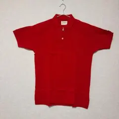 美品　LORDMAN 赤 半袖ポロシャツ Mサイズ